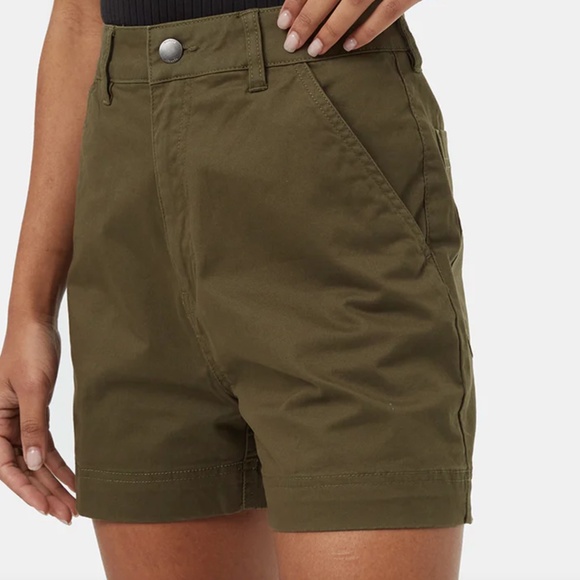 NWT Tentree womens  twill high waist short Size 4 - Picture 7 of 8